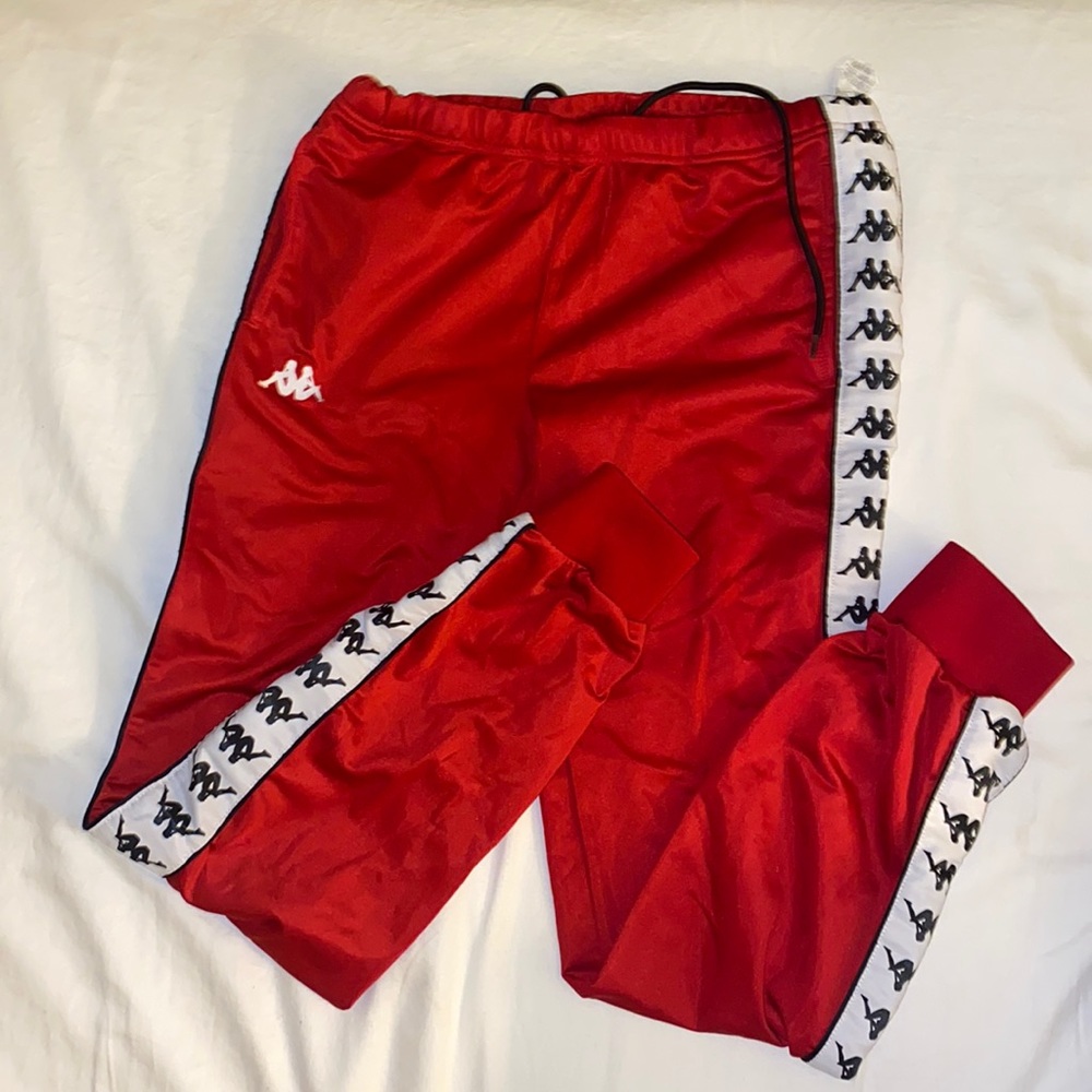 Red Kappa Joggers
